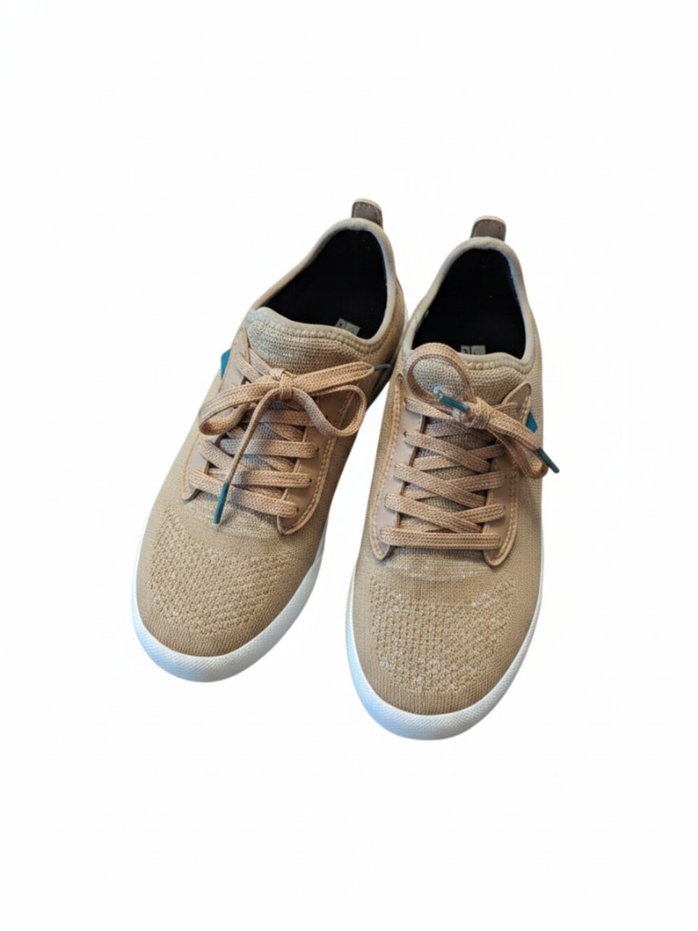 Vessi Weekend 1.5 Waterproof Knit Sneakers Tan Women's 6